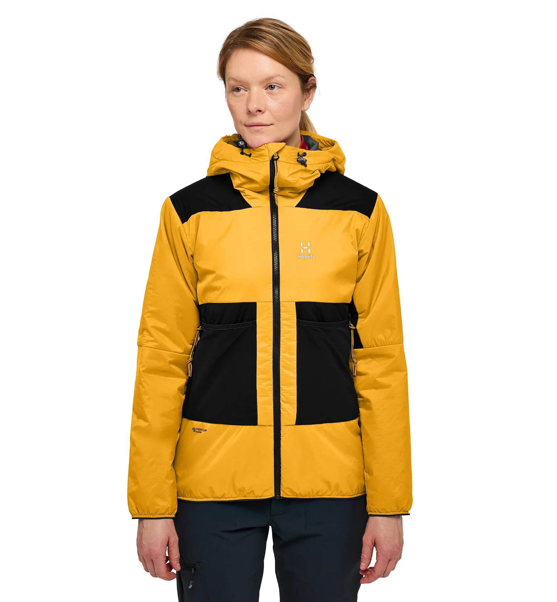 Spitz Mimic Hood Women Sunny Yellow/True Black