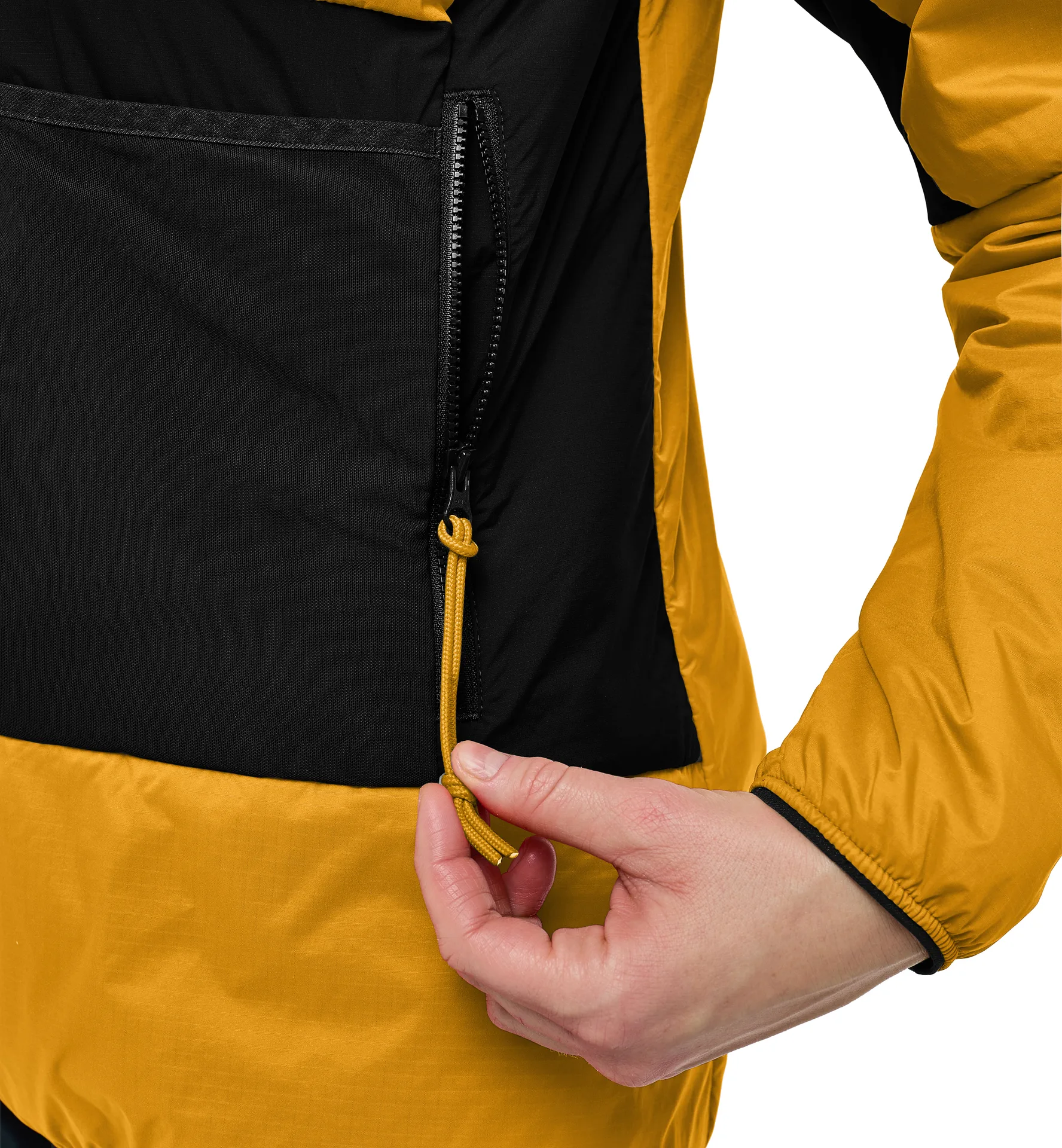 Spitz Mimic Hood Women Sunny Yellow/True Black