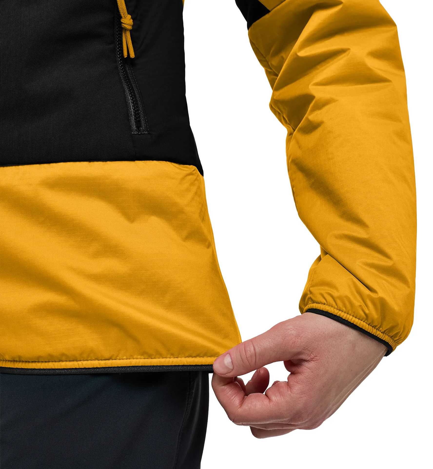 Spitz Mimic Hood Women Sunny Yellow/True Black