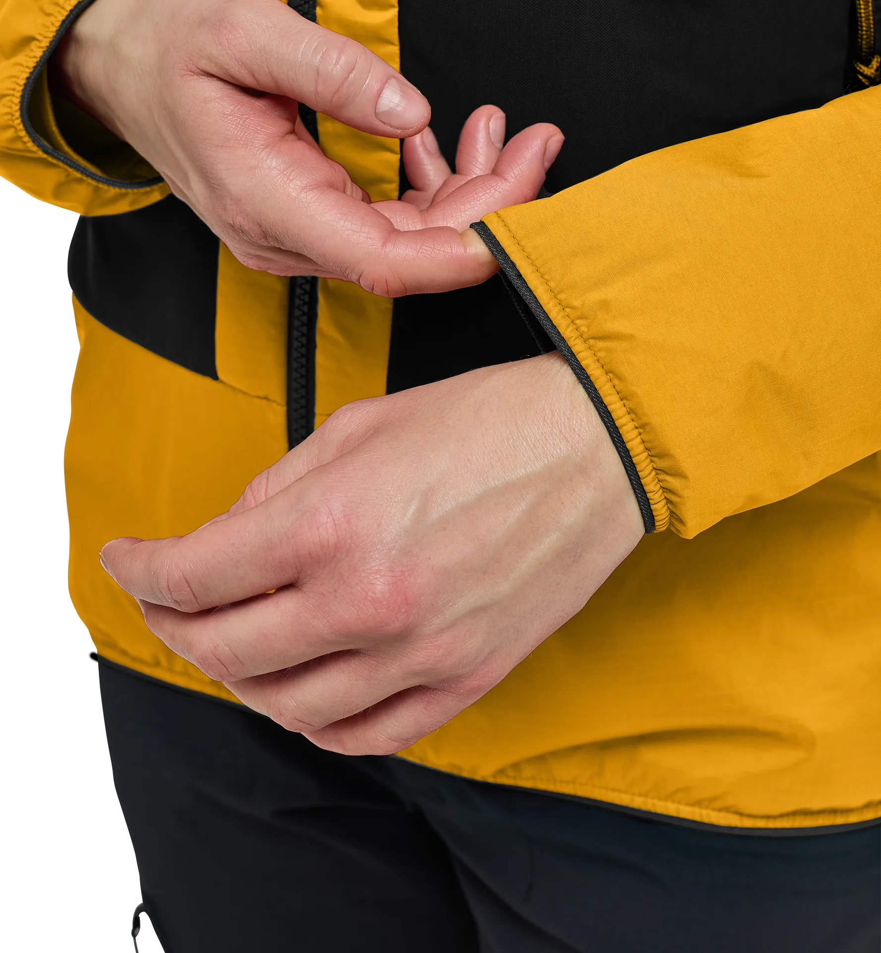 Spitz Mimic Hood Women Sunny Yellow/True Black