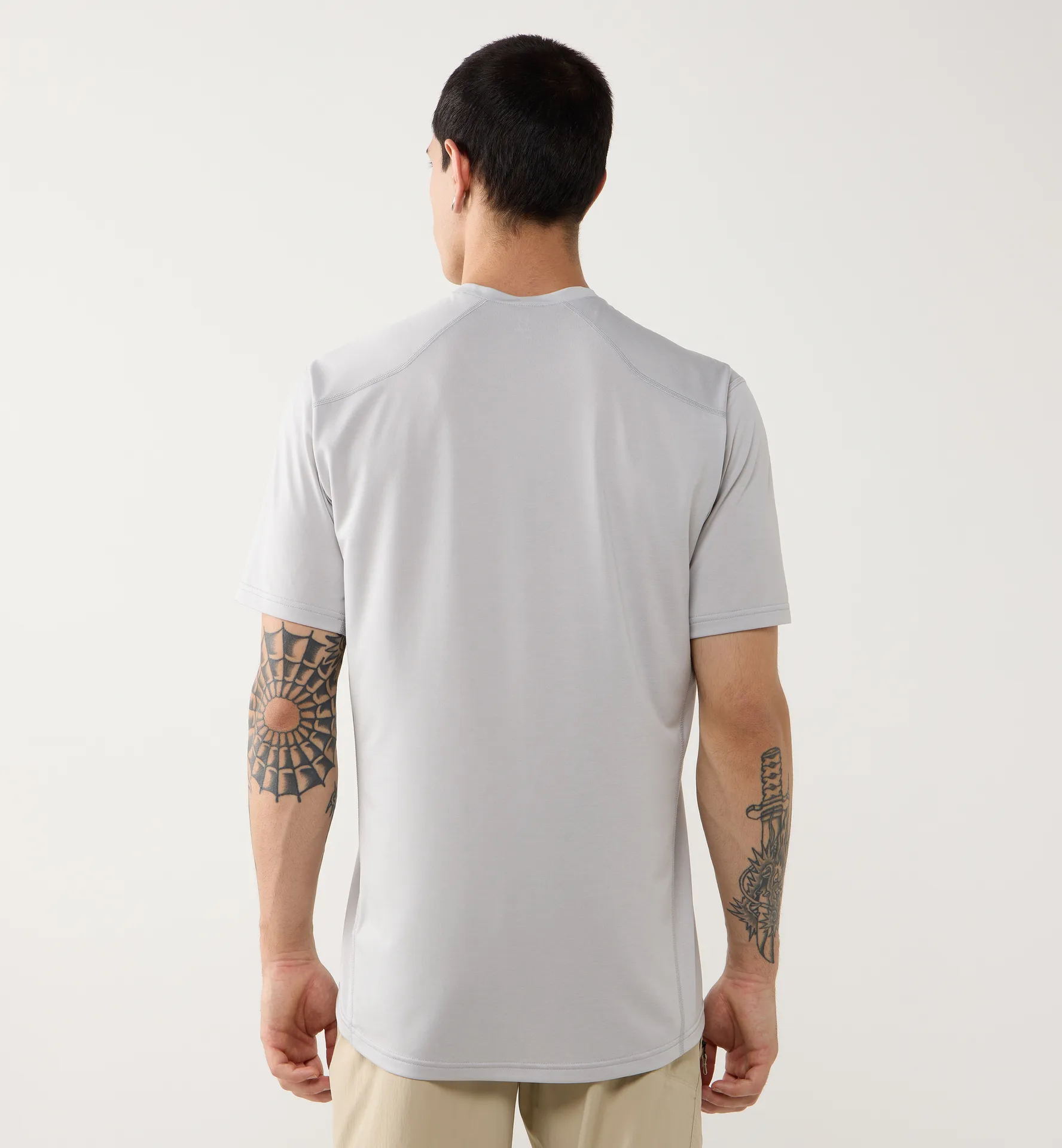 Ridge Tee Men Stone Grey