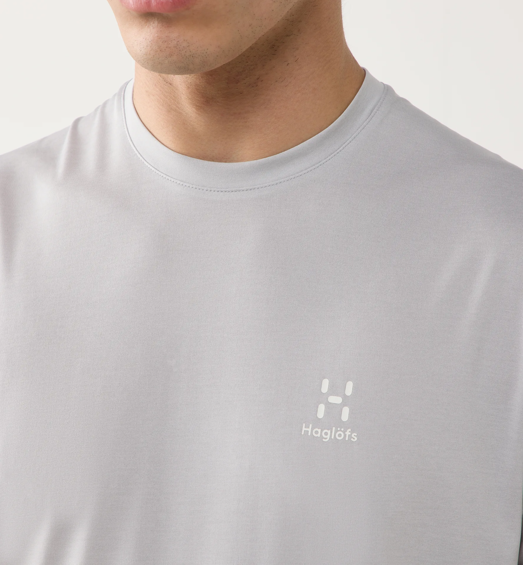 Ridge Tee Men Stone Grey