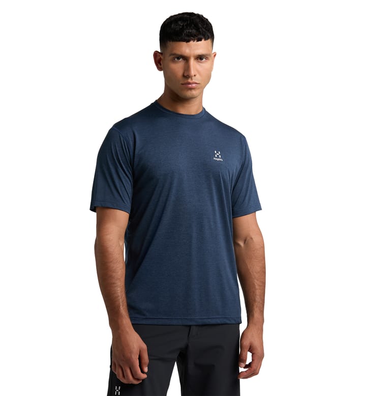 Ridge Tee Men Tarn Blue Solid