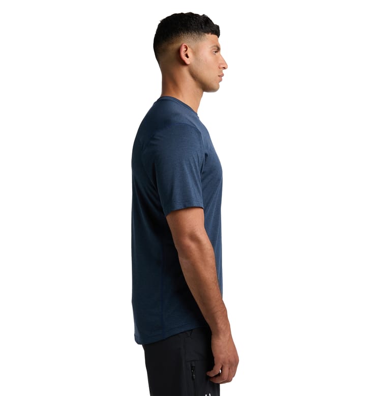 Ridge Tee Men Tarn Blue Solid