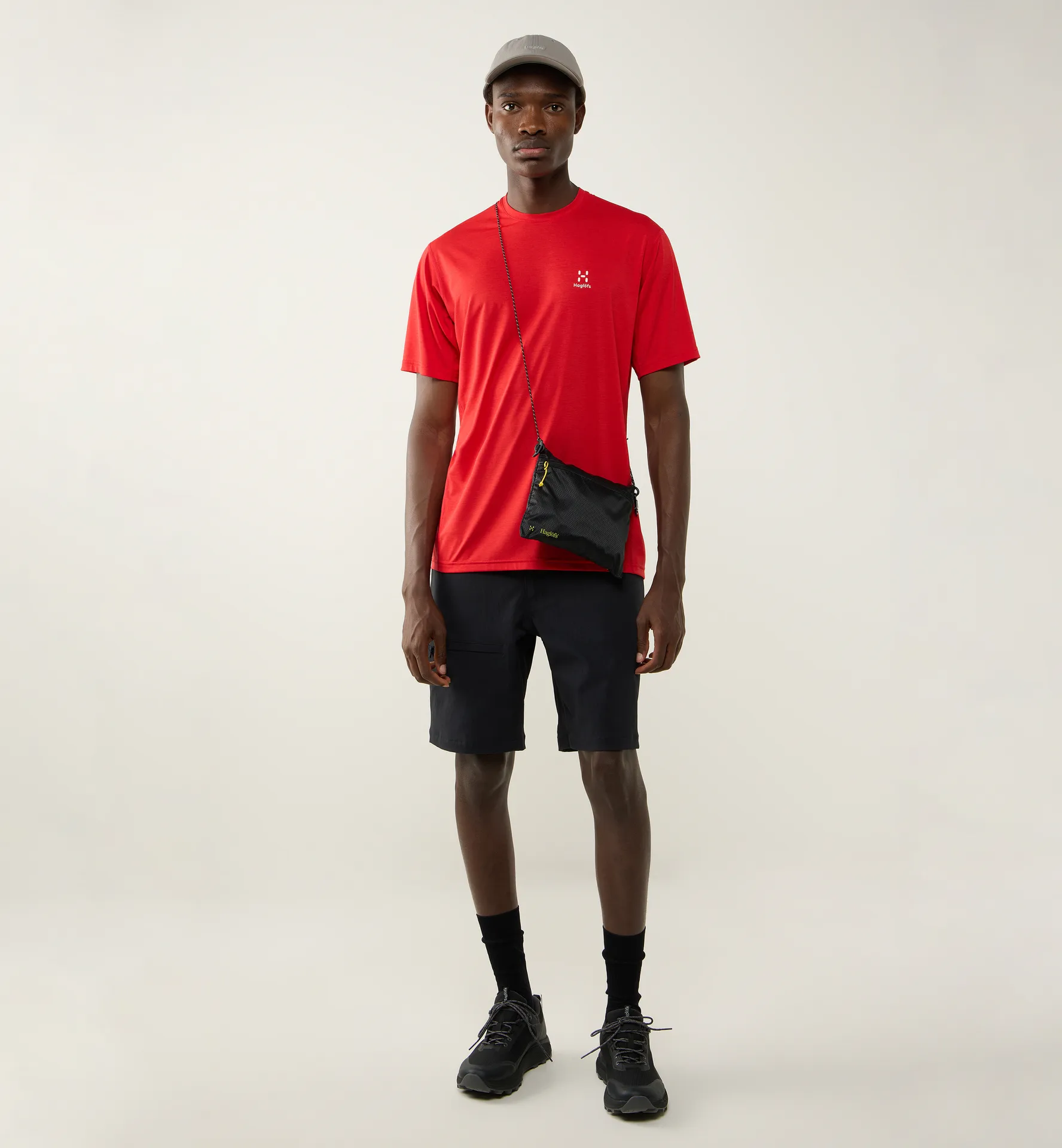 Ridge Tee Men Bright Red