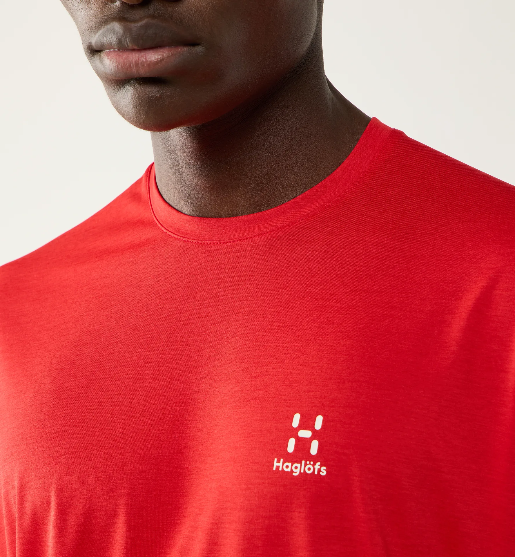 Ridge Tee Men Bright Red