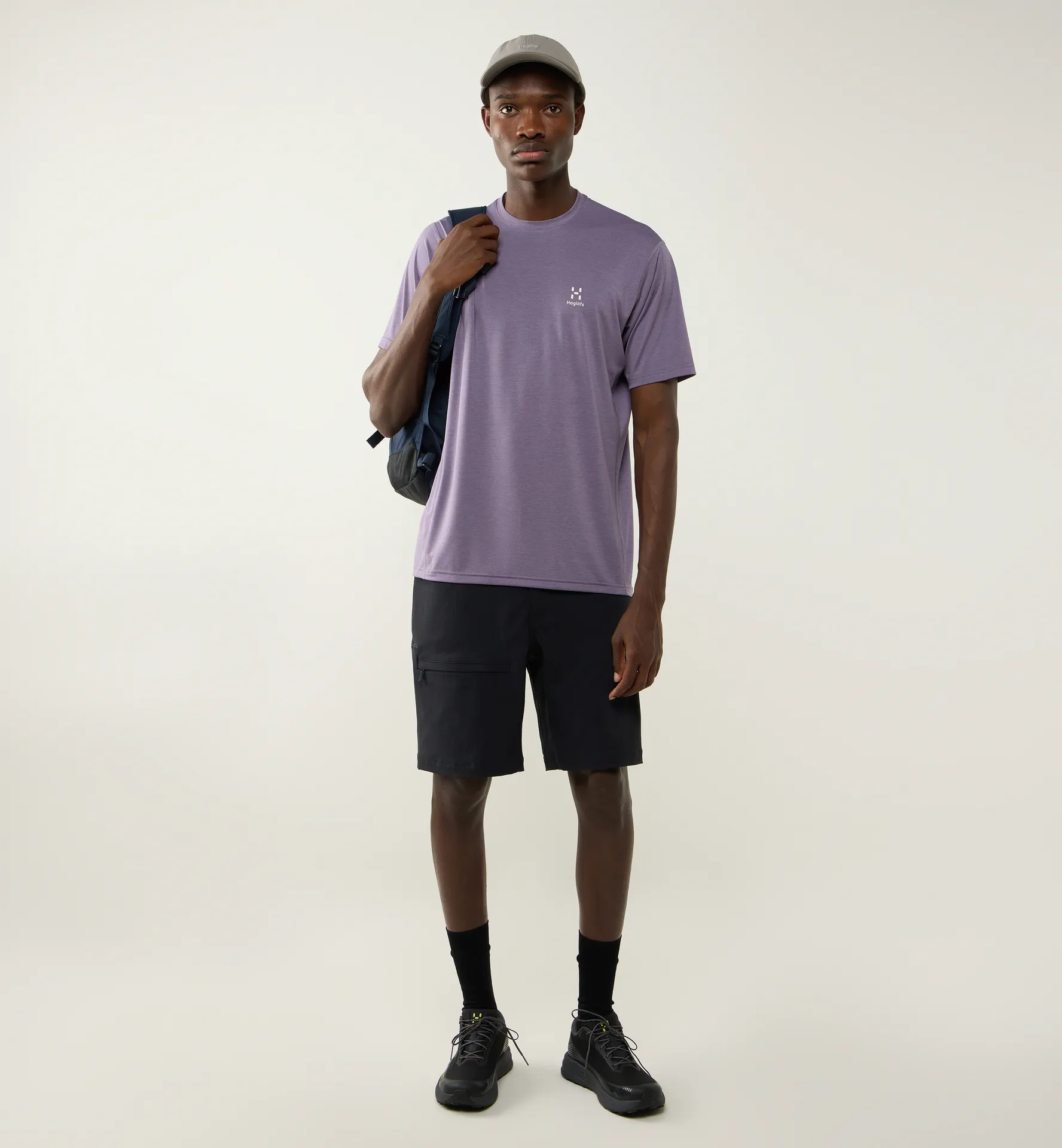 Ridge Tee Men Purple Fog