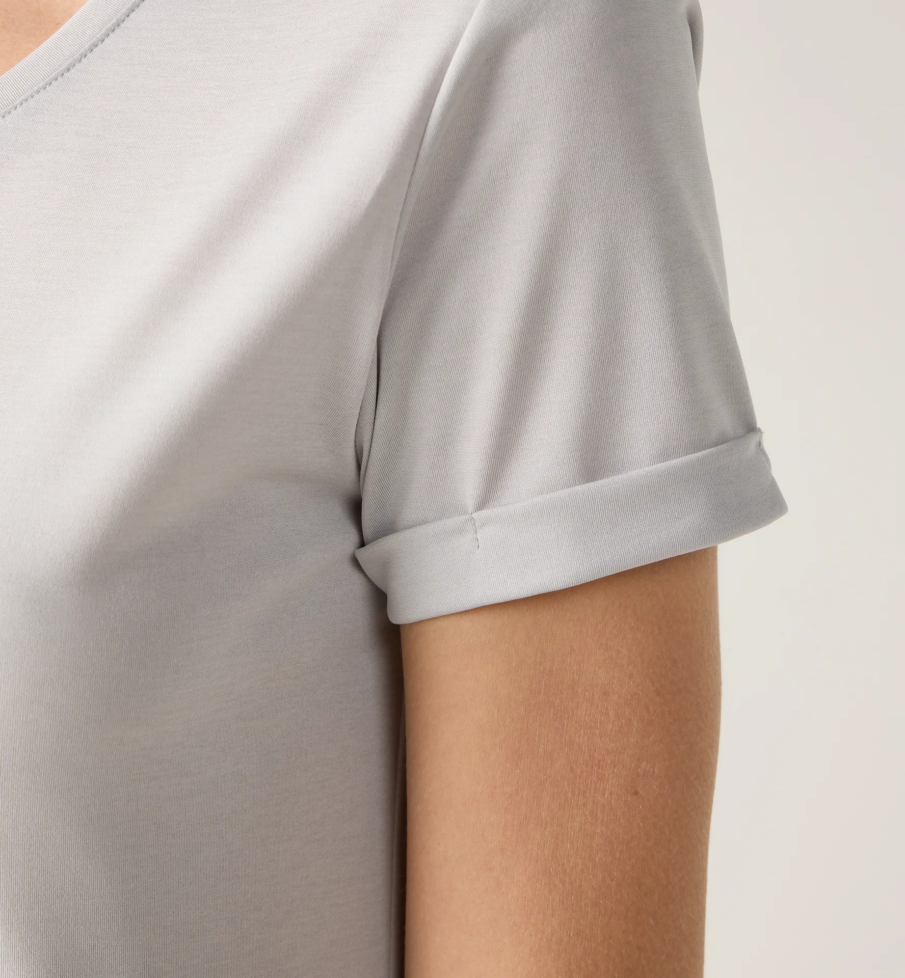 Ridge Hike Tee Women Stone Grey