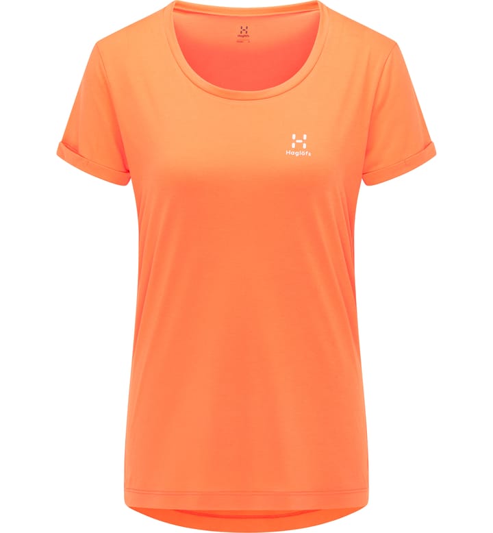 Ridge Hike Tee Women Flame Orange