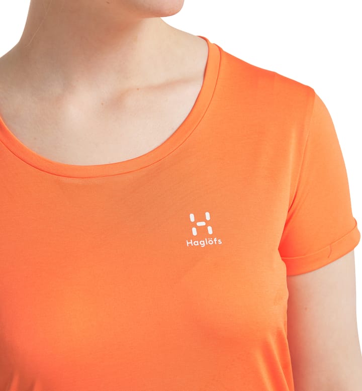 Ridge Hike Tee Women Flame Orange