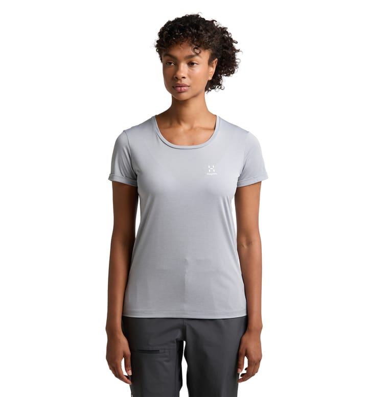 Ridge Hike Tee Women Concrete Solid