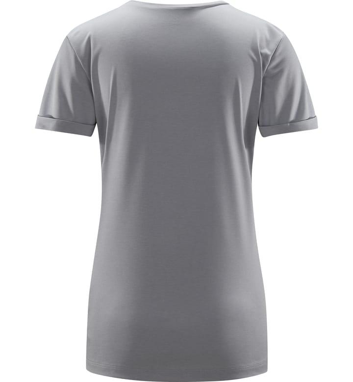 Ridge Hike Tee Women Concrete Solid