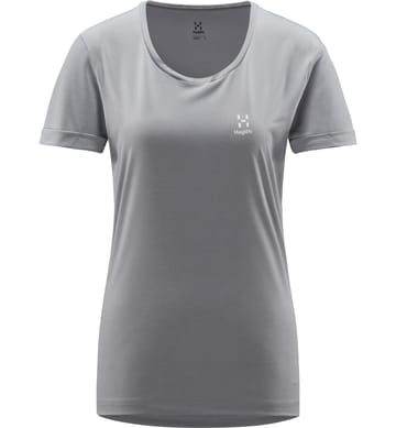 Ridge Hike Tee Women Concrete Solid