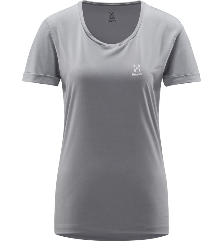 Ridge Hike Tee Women Concrete Solid