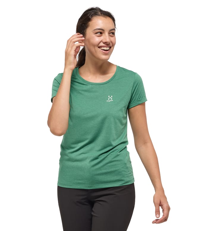 Ridge Hike Tee Women Dk Jelly Green