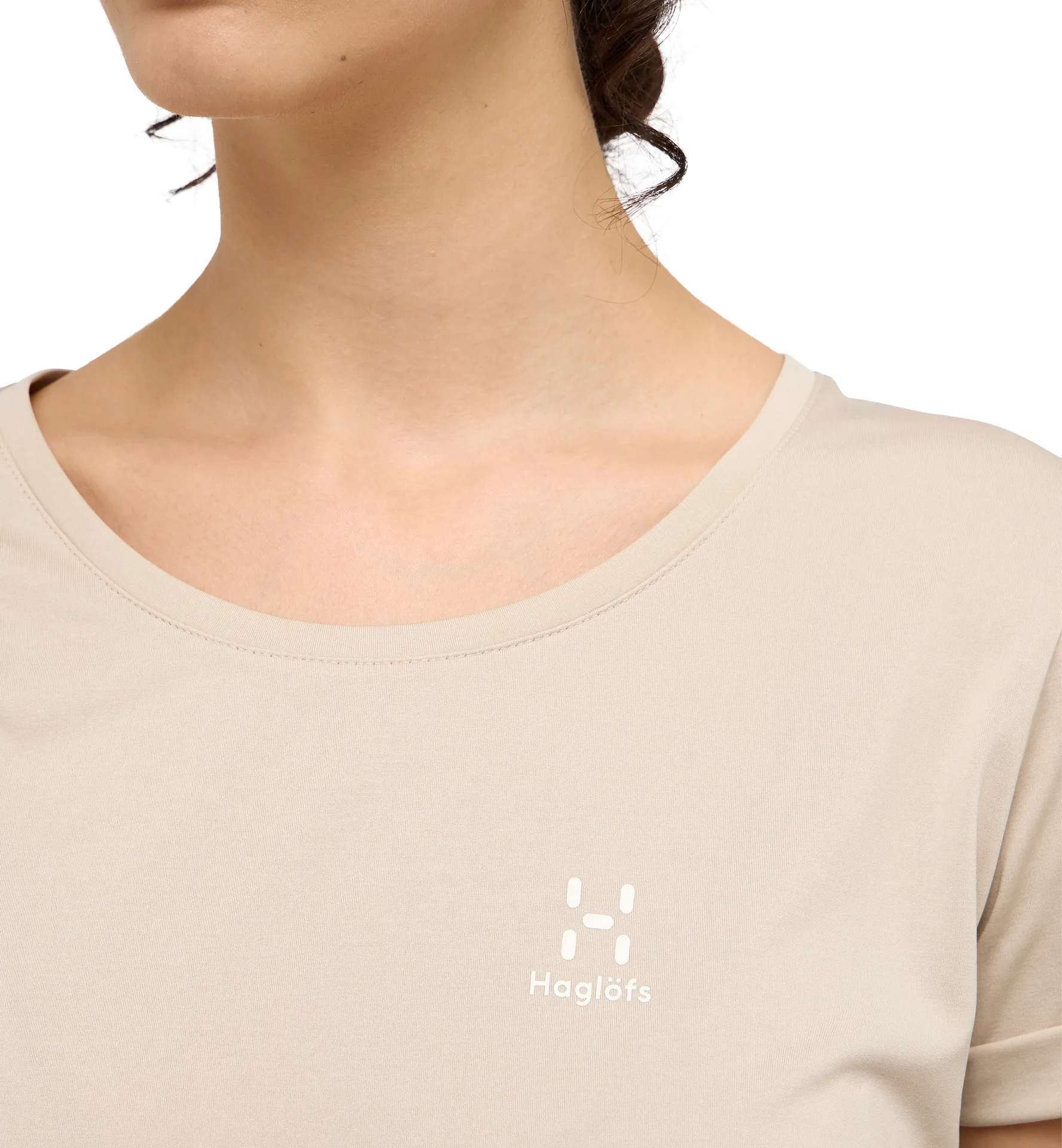 Ridge Hike Tee Women Chalk Beige