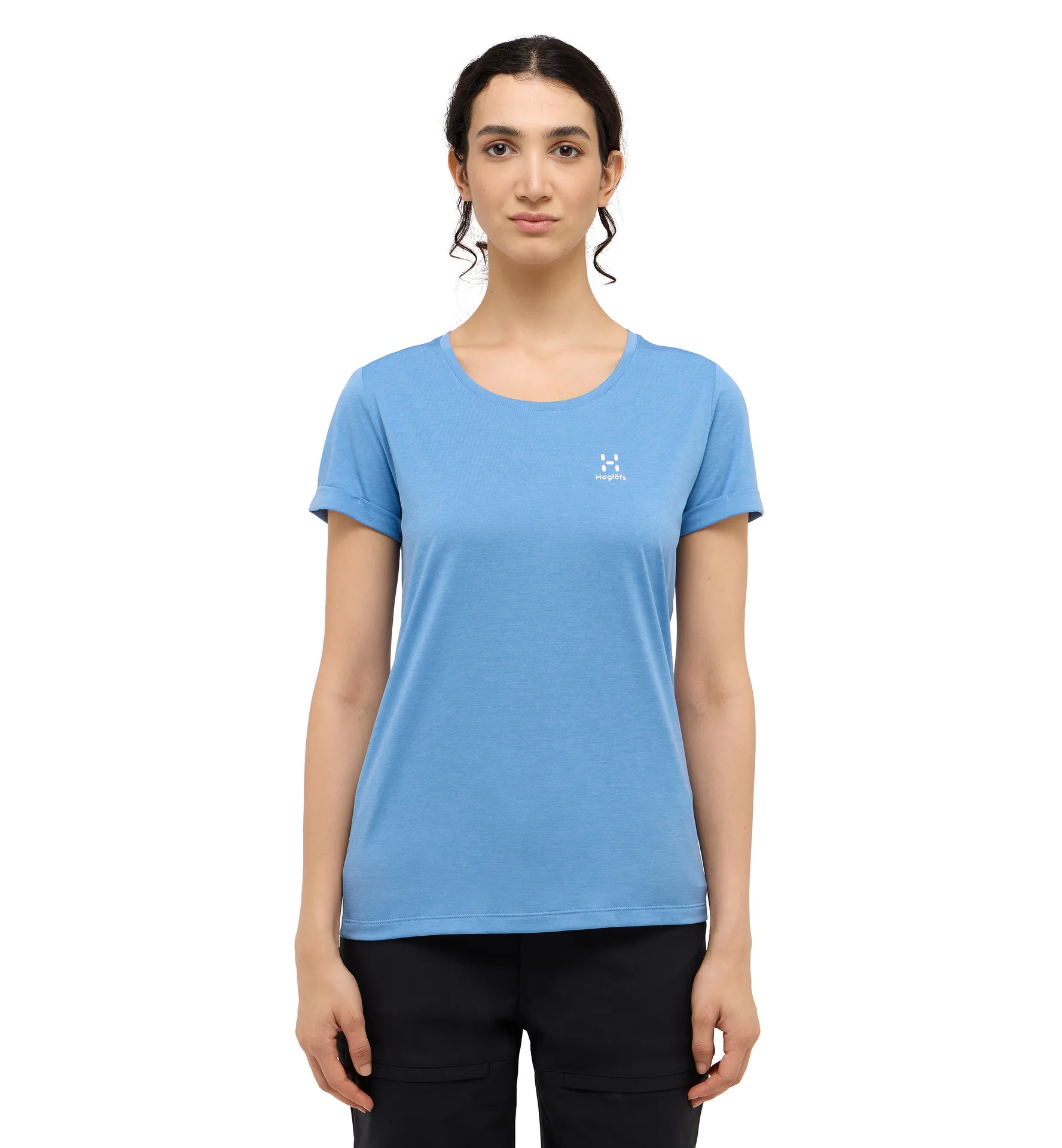 Ridge Hike Tee Women Sky Blue