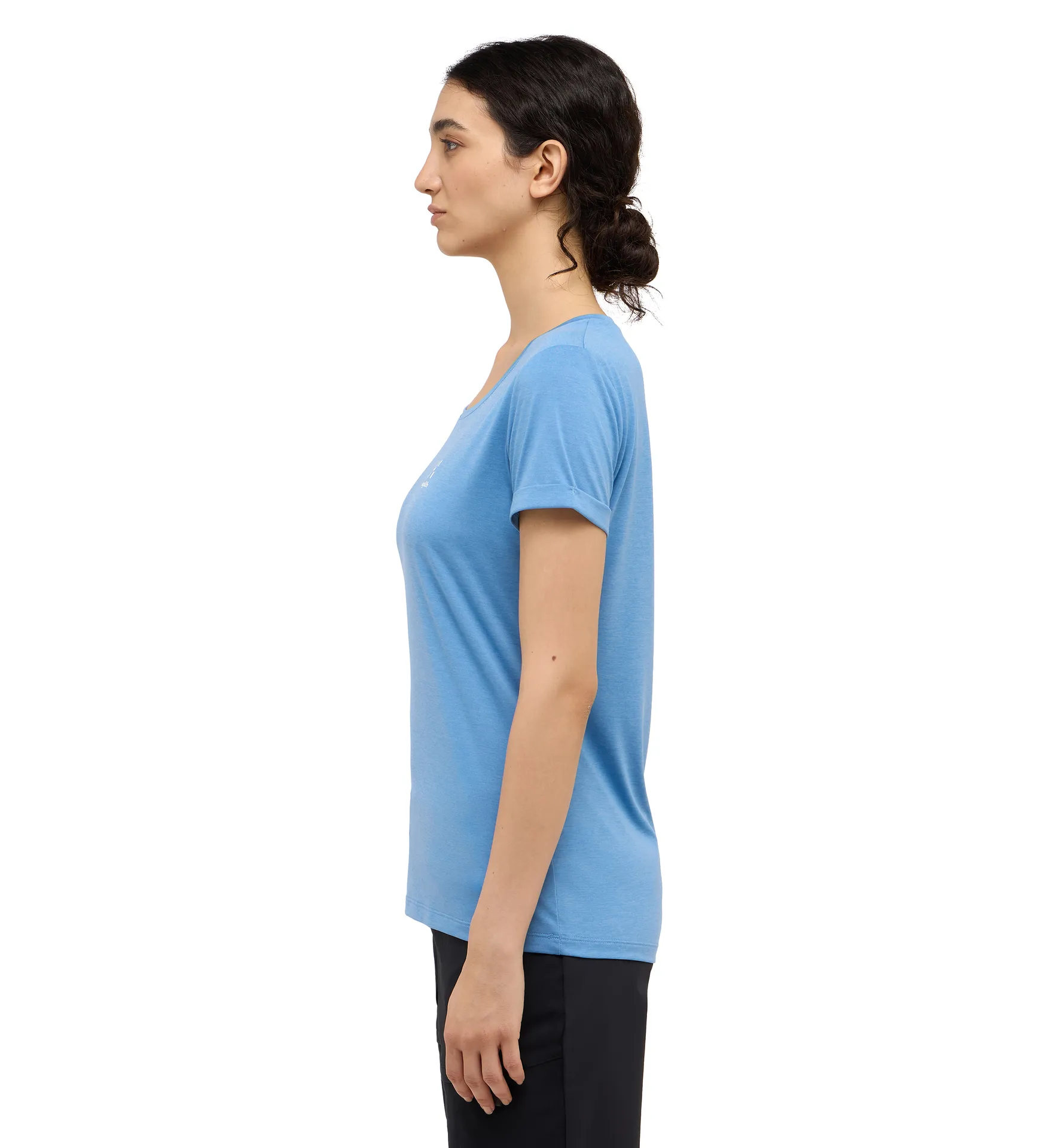 Ridge Hike Tee Women Sky Blue