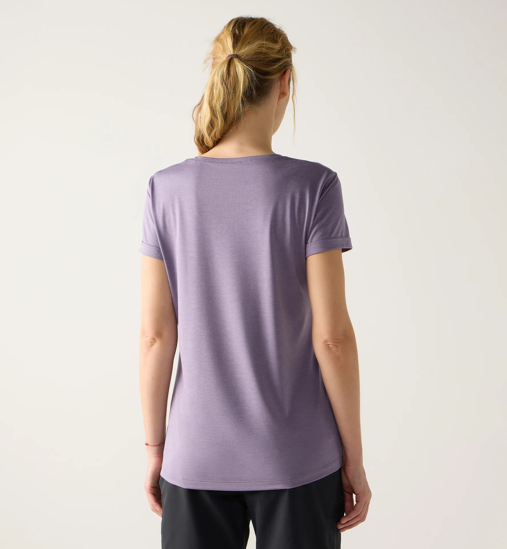 Ridge Hike Tee Women Purple Fog