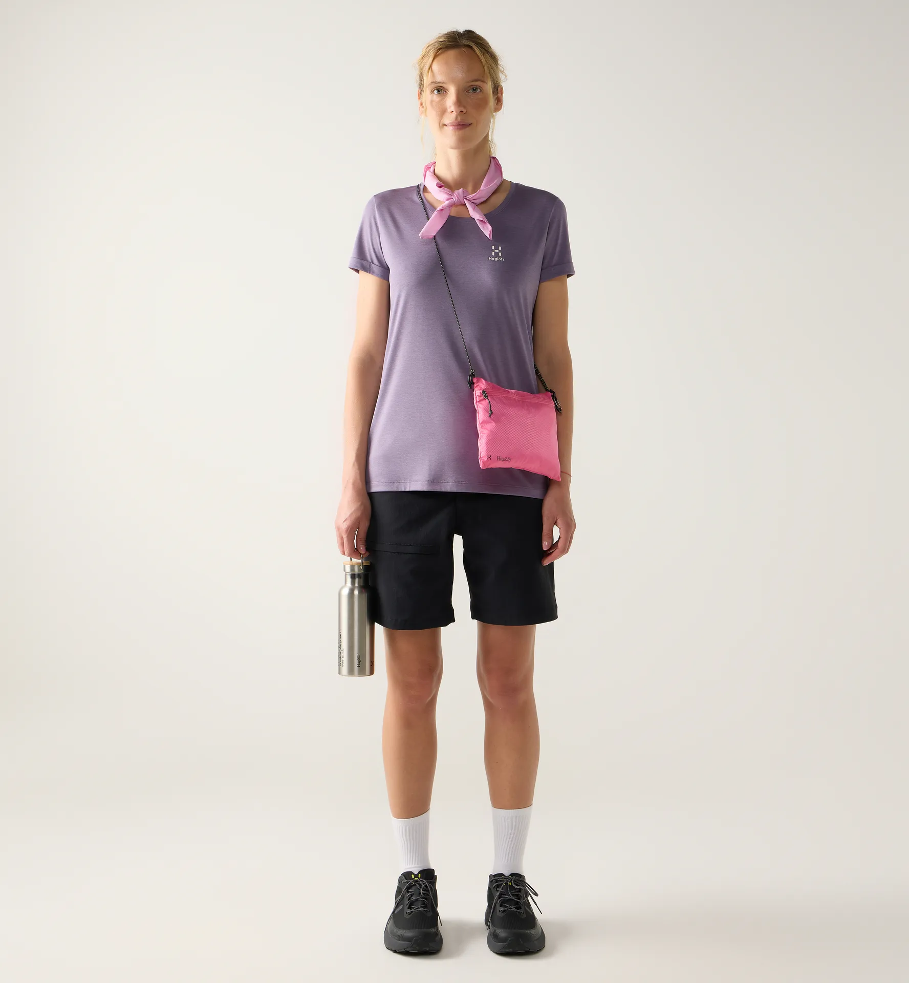 Ridge Hike Tee Women Purple Fog