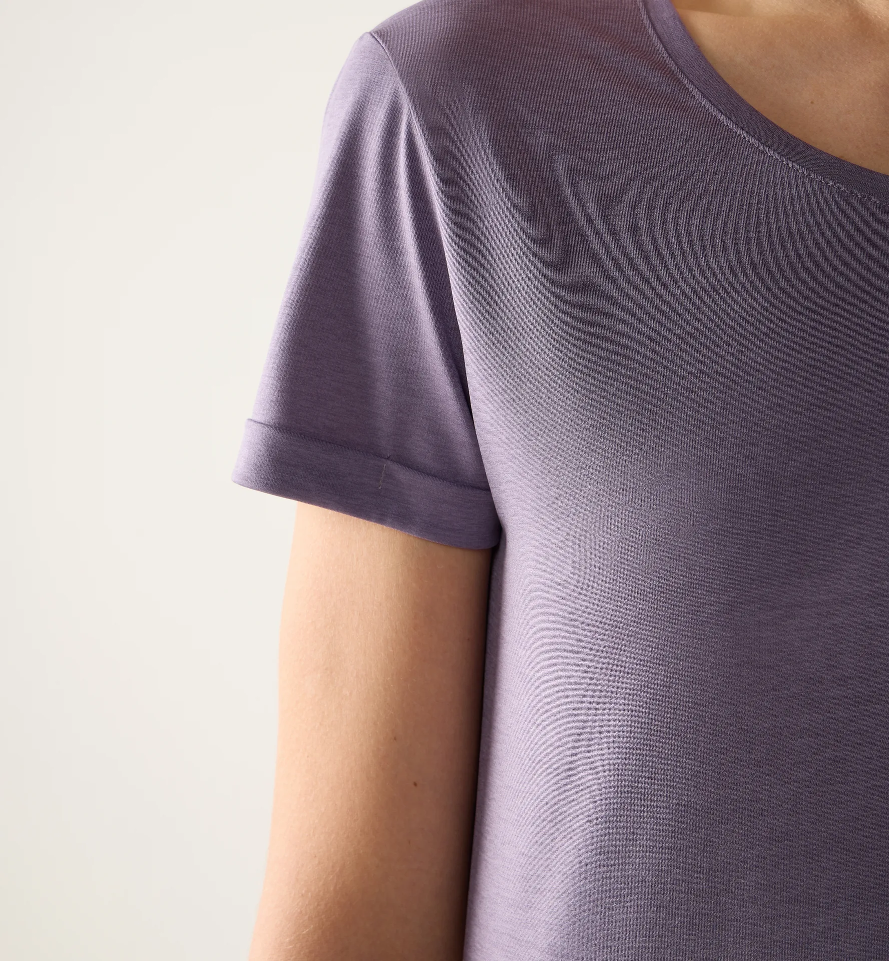 Ridge Hike Tee Women Purple Fog