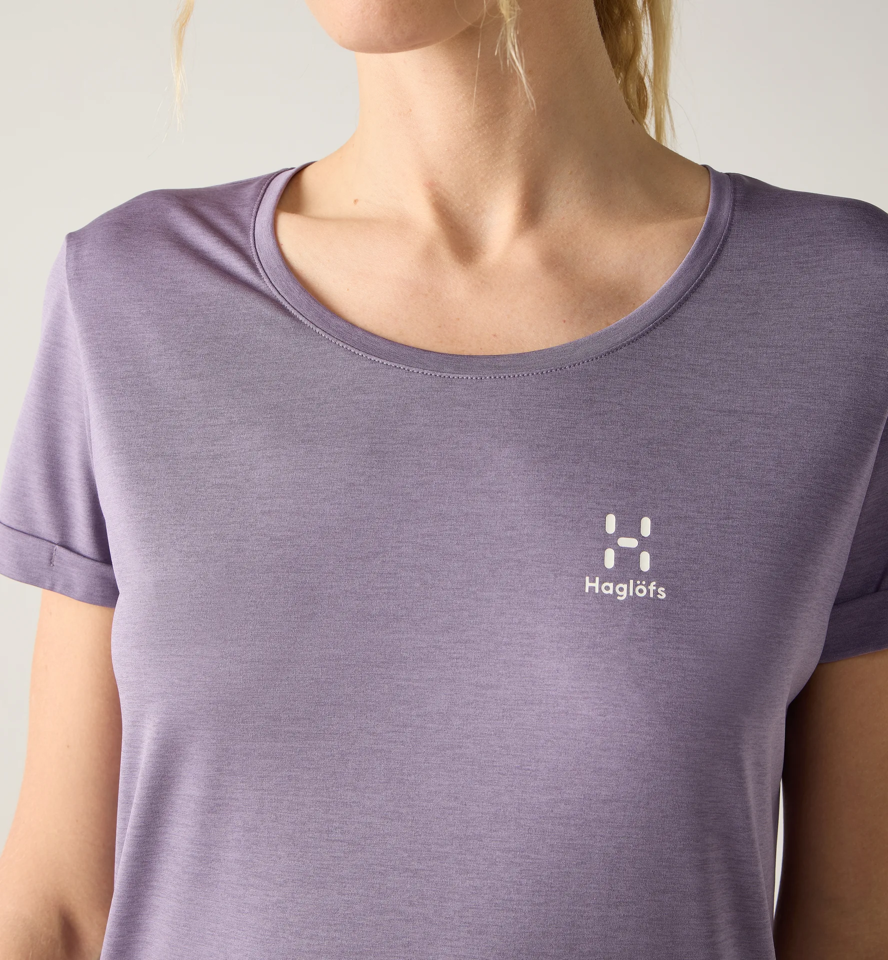 Ridge Hike Tee Women Purple Fog