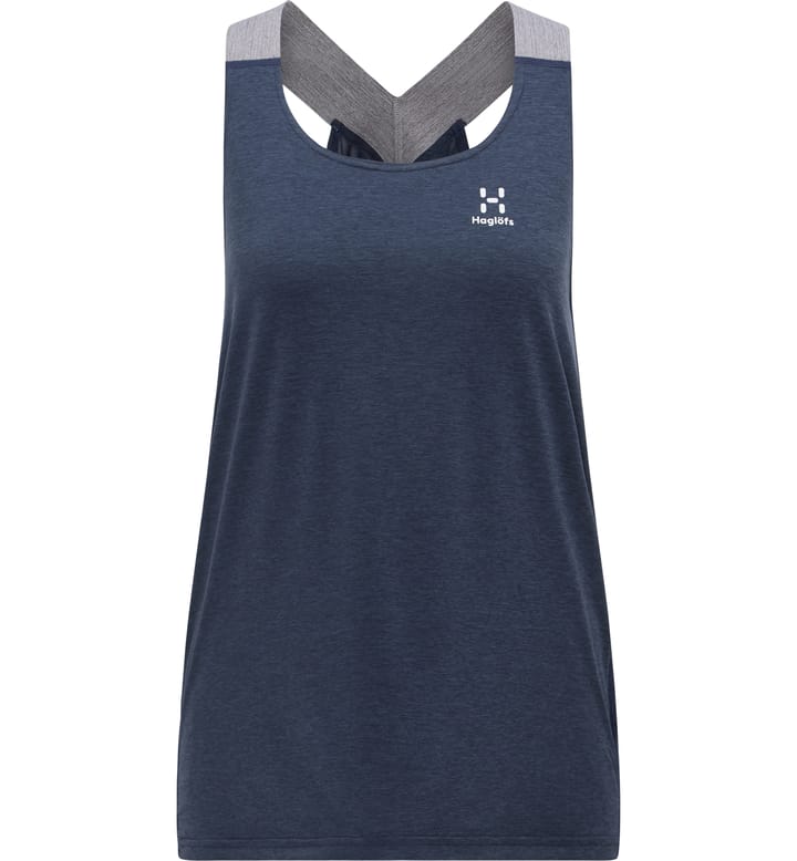 Ridge Tank Women Tarn Blue