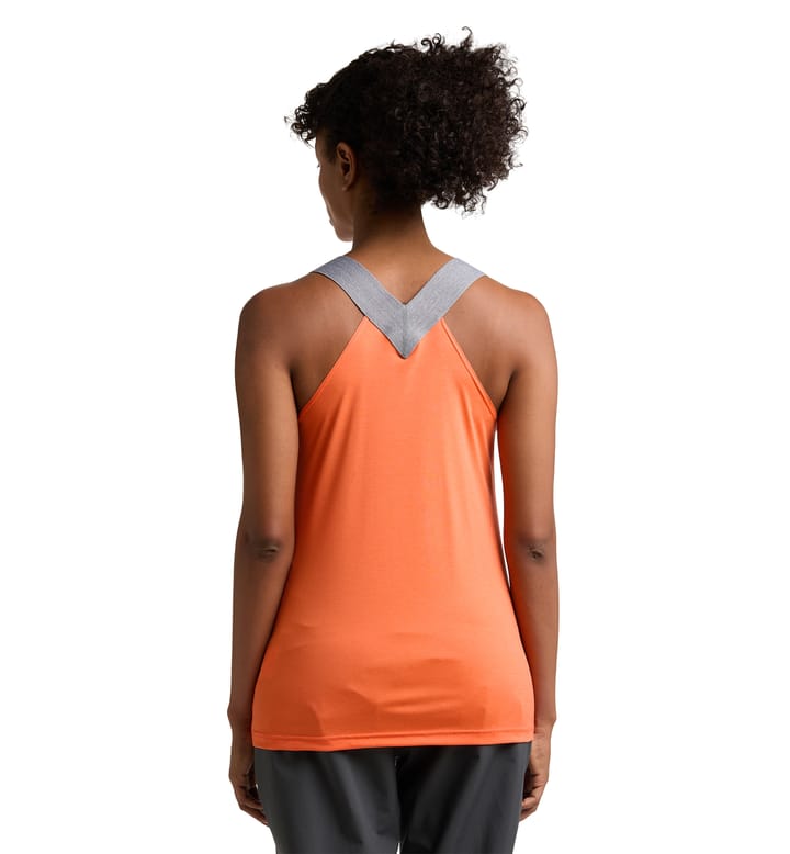 Ridge Tank Women Flame Orange