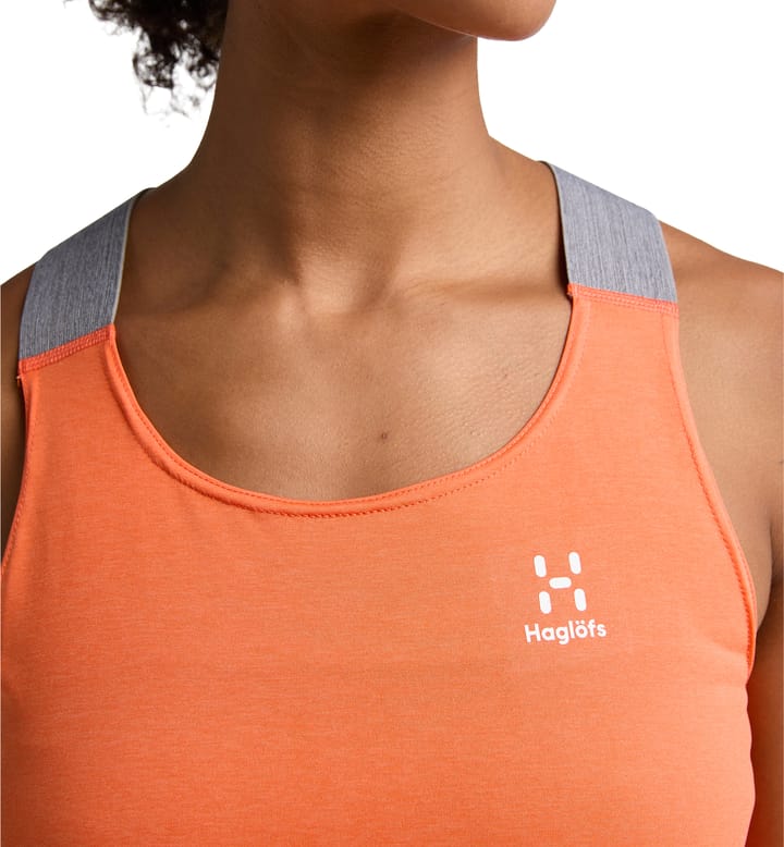 Ridge Tank Women Flame Orange