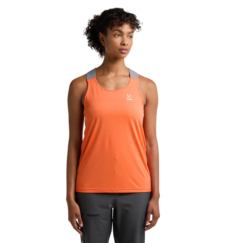 Ridge Tank Women Flame Orange