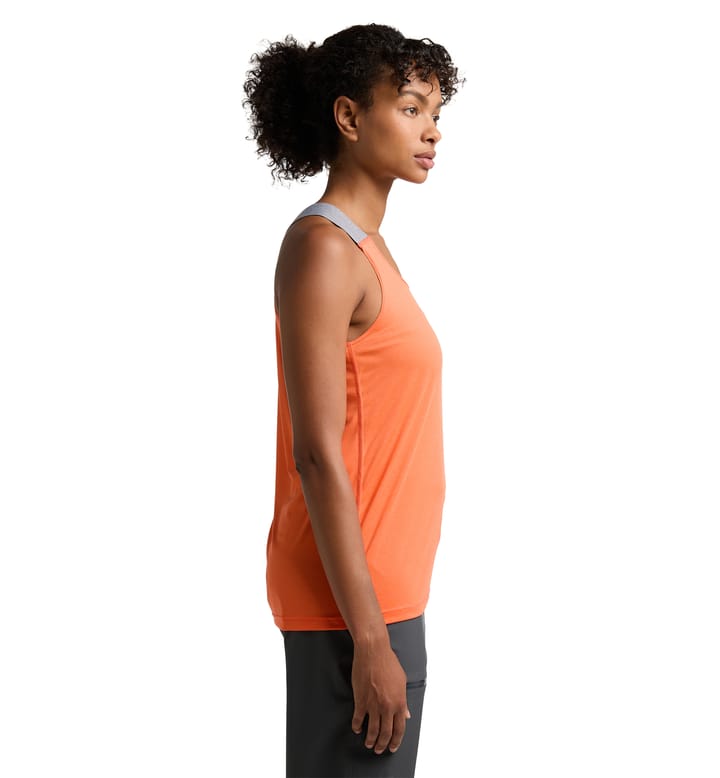 Ridge Tank Women Flame Orange