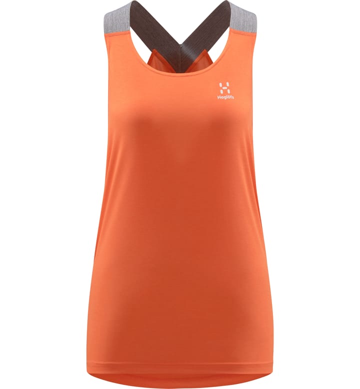 Ridge Tank Women Flame Orange