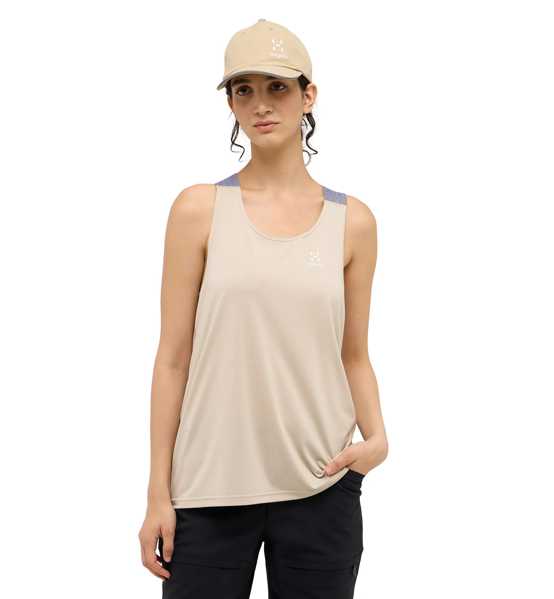 Ridge Tank Women Chalk Beige