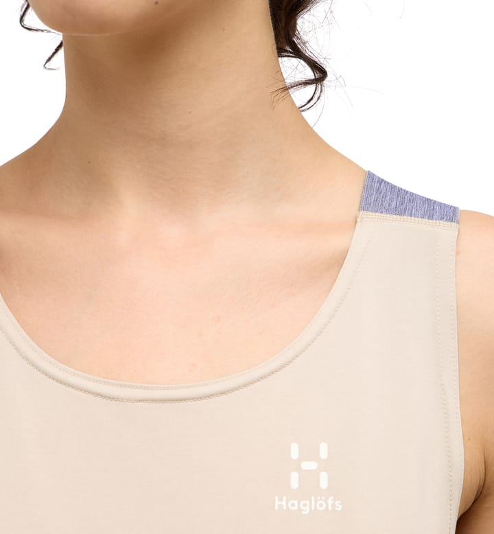 Ridge Tank Women Chalk Beige