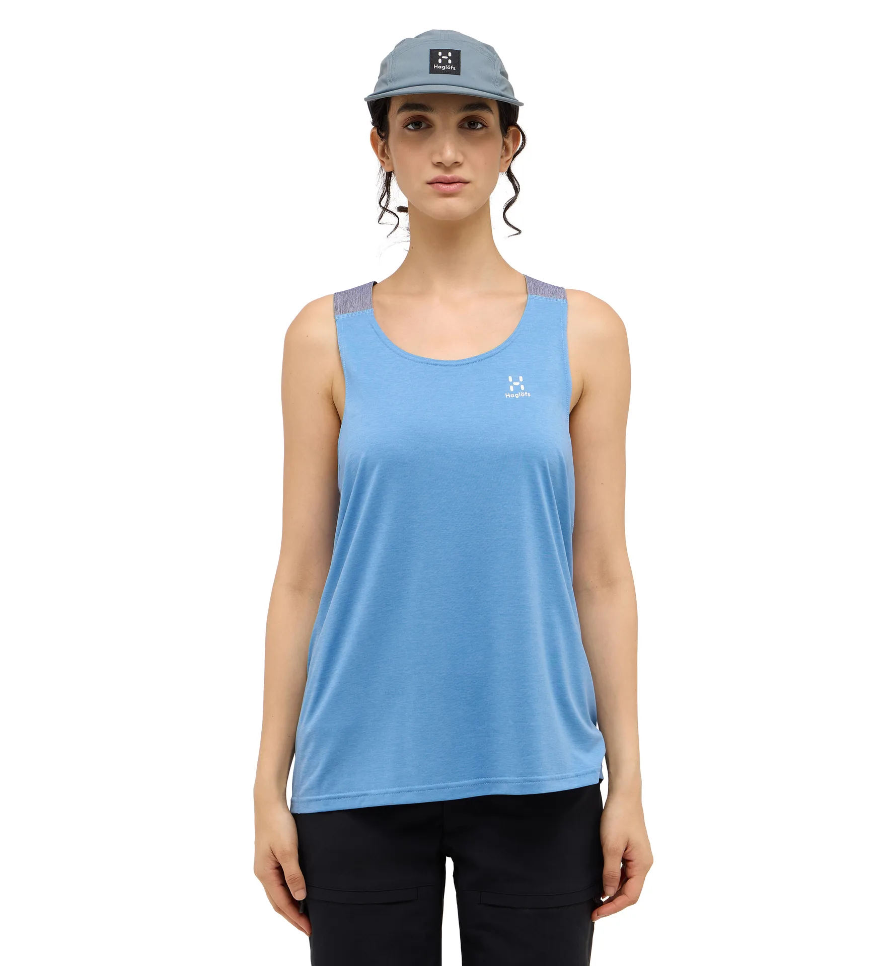 Ridge Tank Women Sky Blue