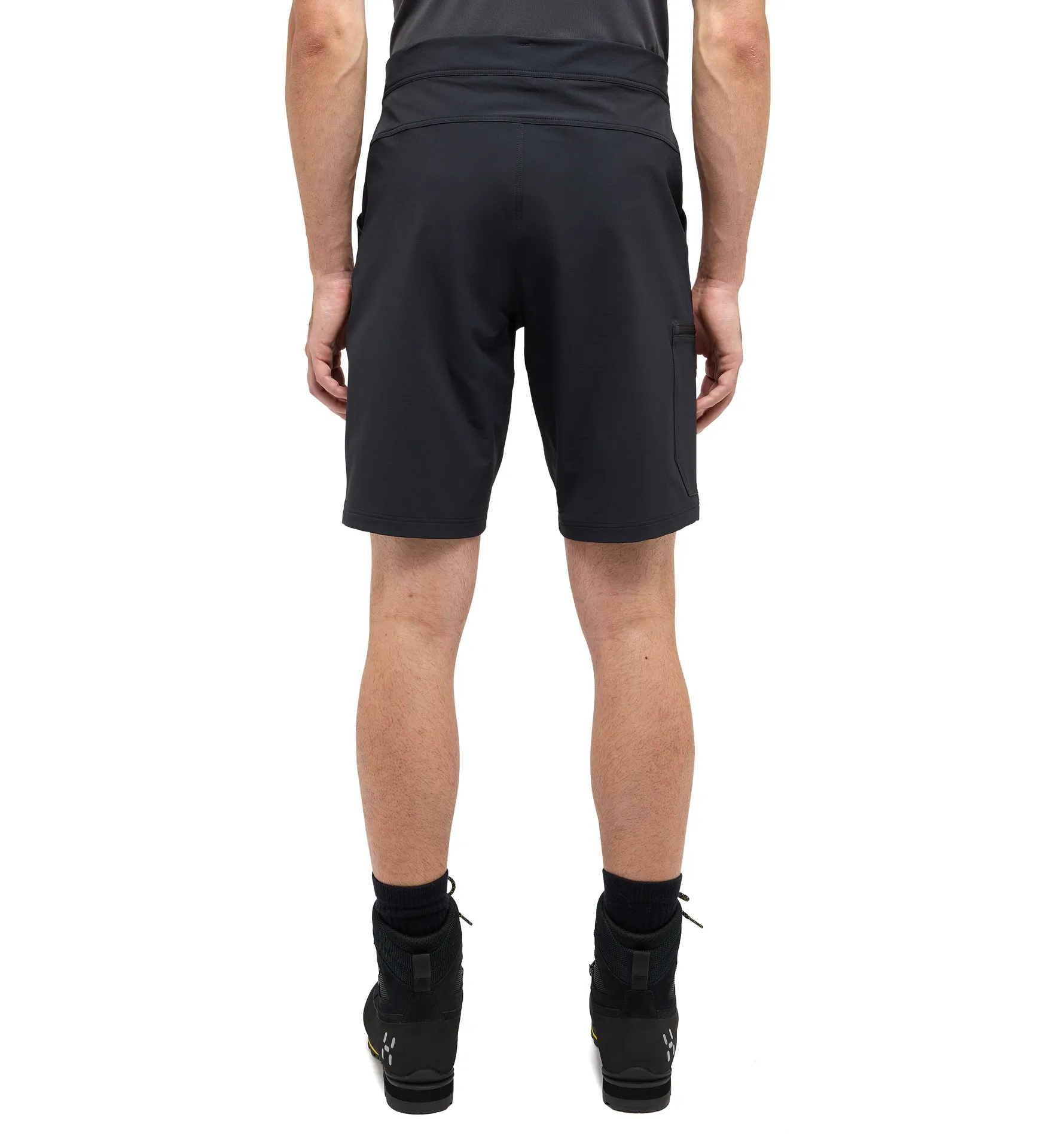 Lizard Softshell Shorts Men True Black