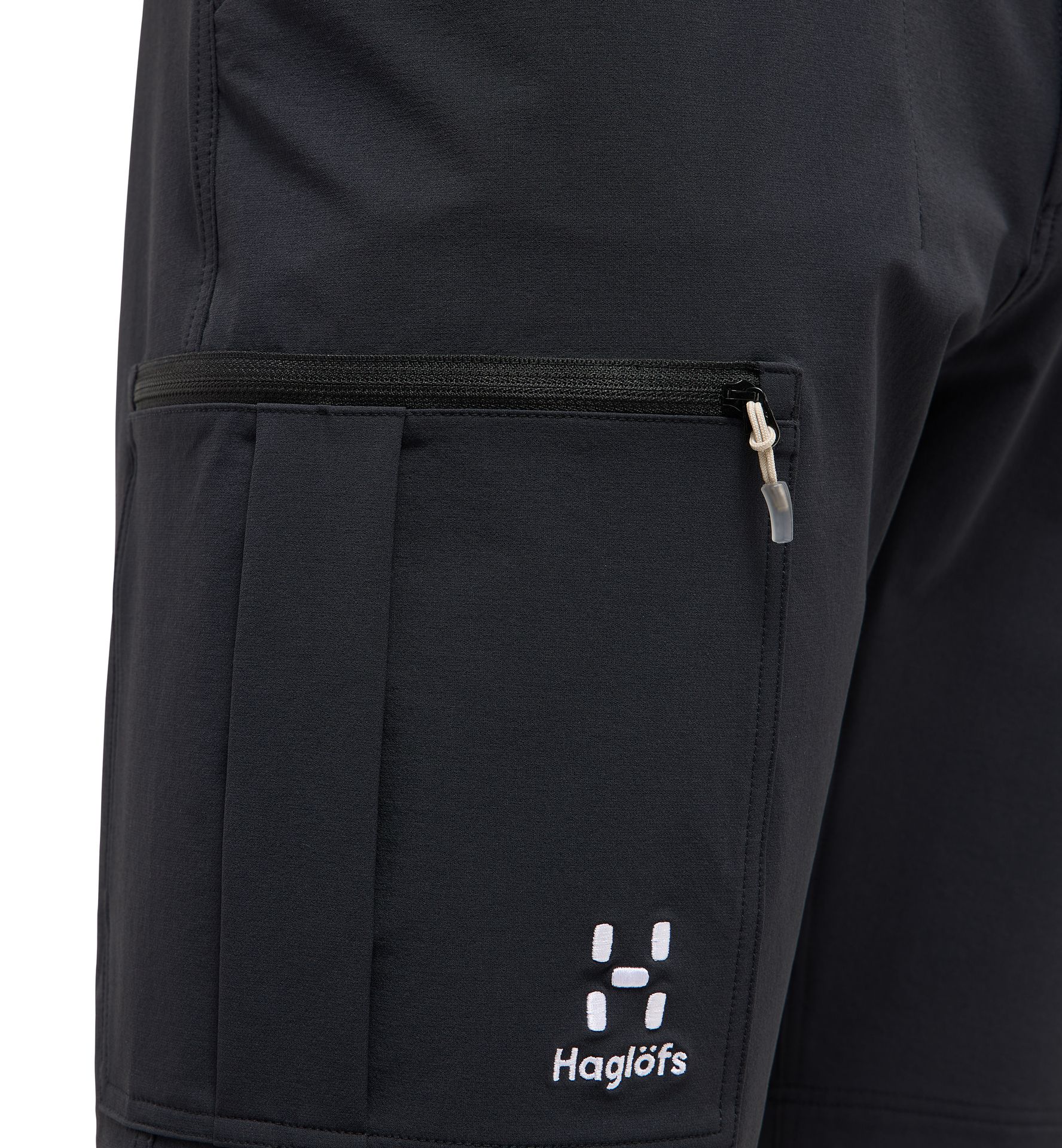 Lizard Softshell Shorts Men True Black