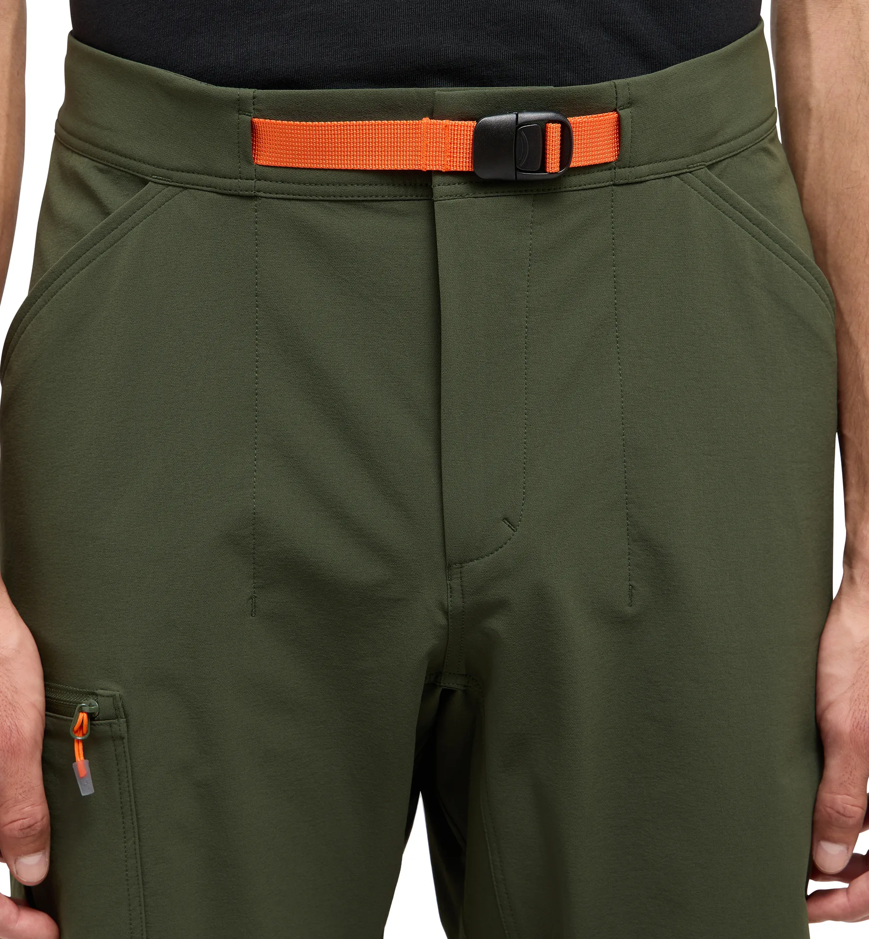 Lizard Softshell Shorts Men Seaweed Green