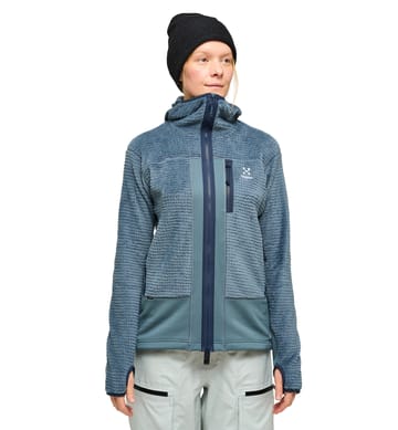 Vassi Mid Hood Women Steel Blue