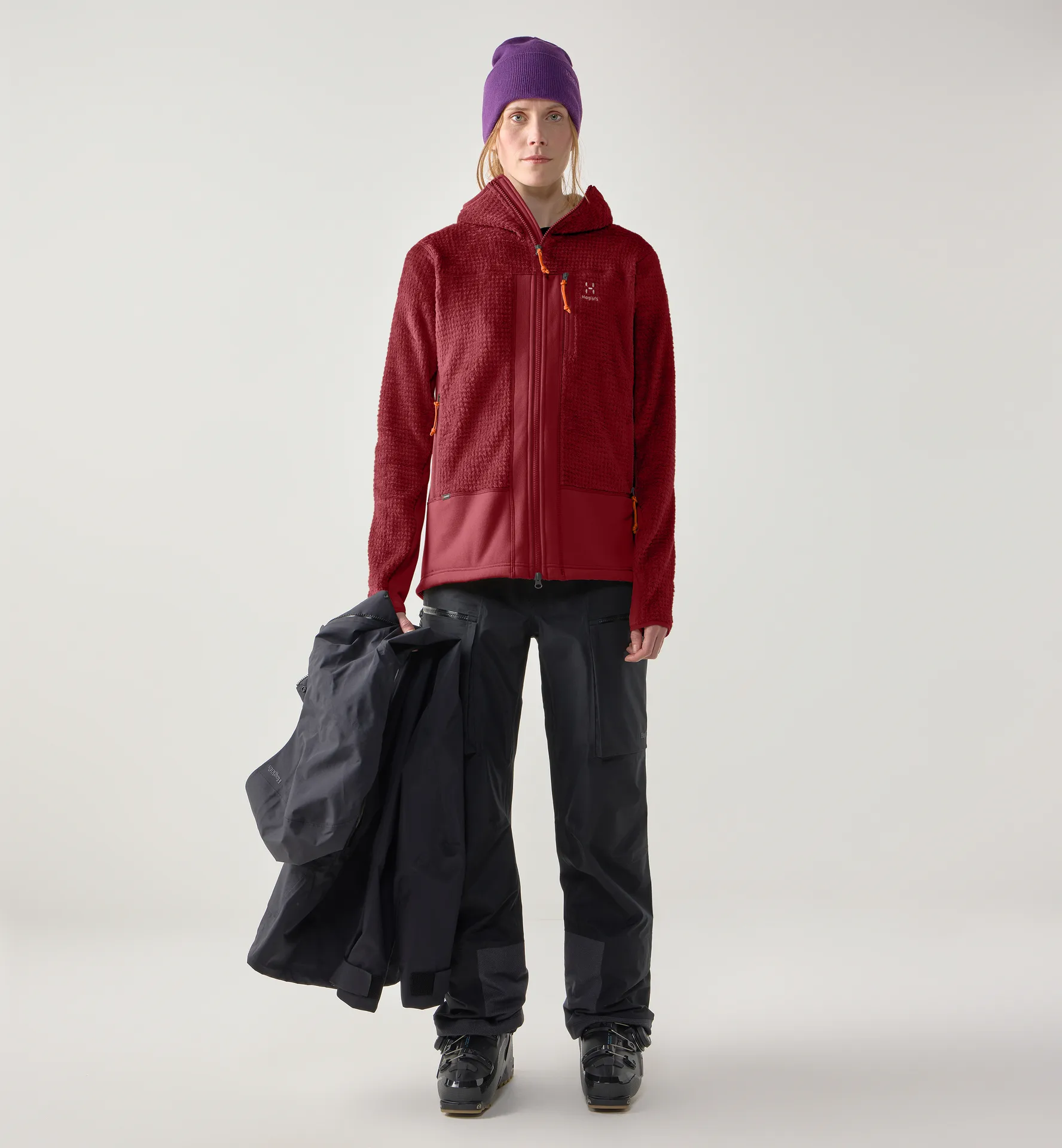 Vassi Mid Hood Women Carmine Red
