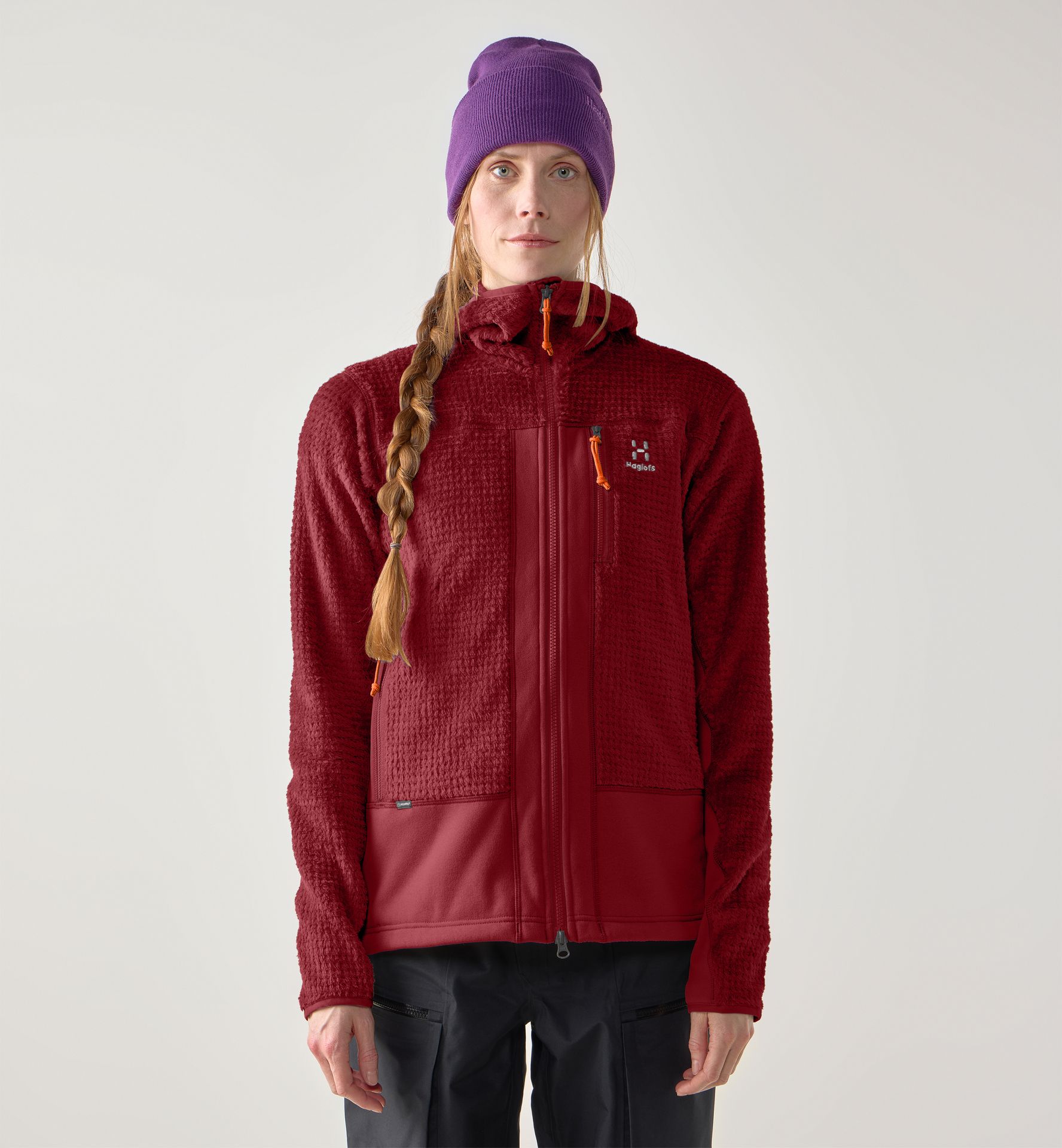 Vassi Mid Hood Women Carmine Red