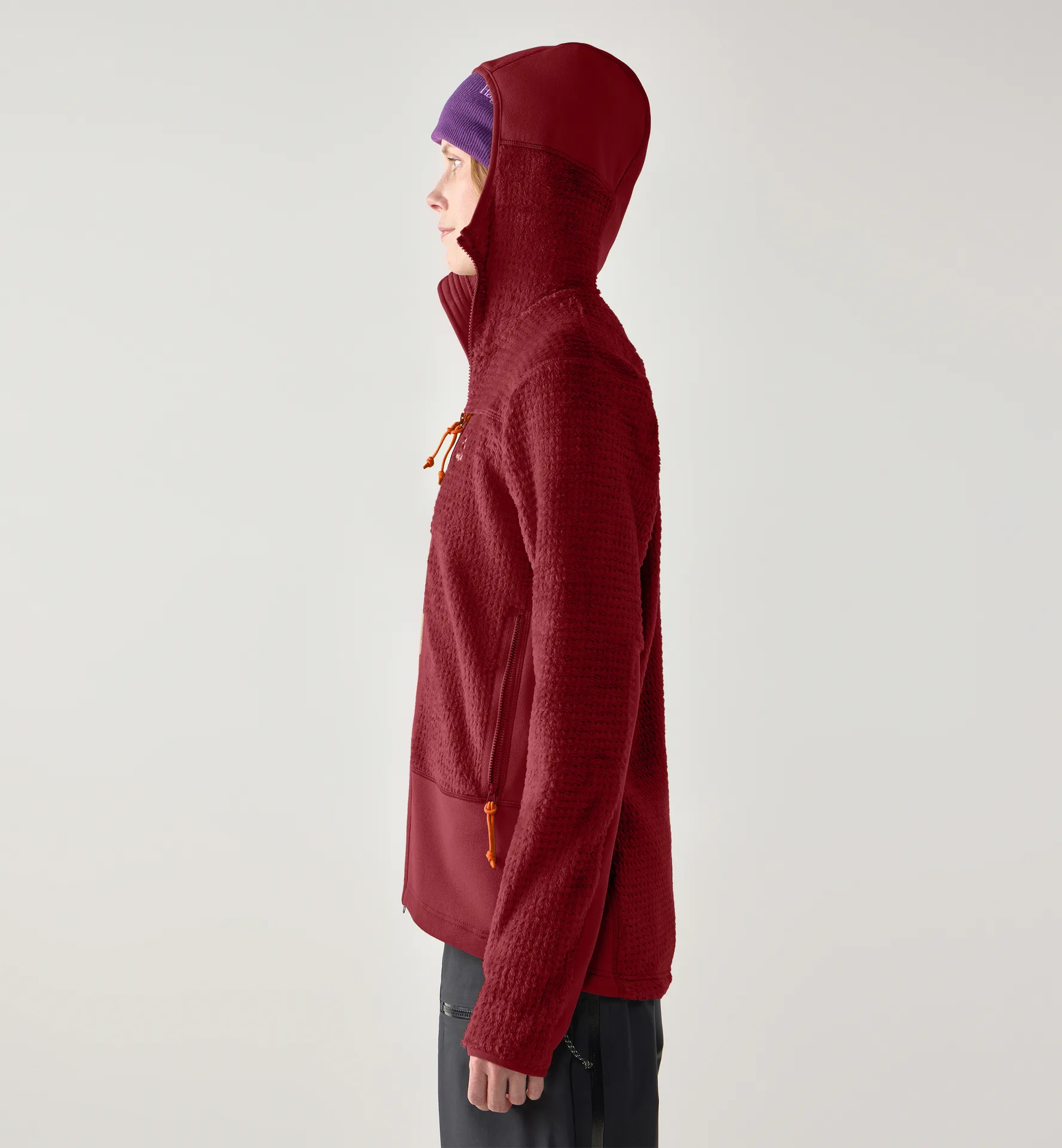 Vassi Mid Hood Women Carmine Red