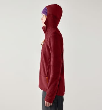 Vassi Mid Hood Women Carmine Red