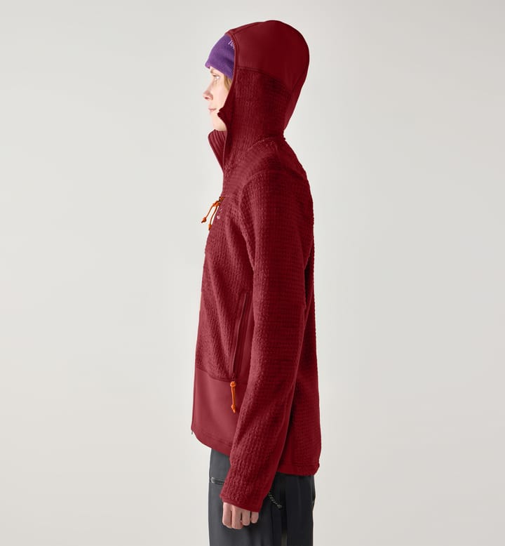 Vassi Mid Hood Women Carmine Red