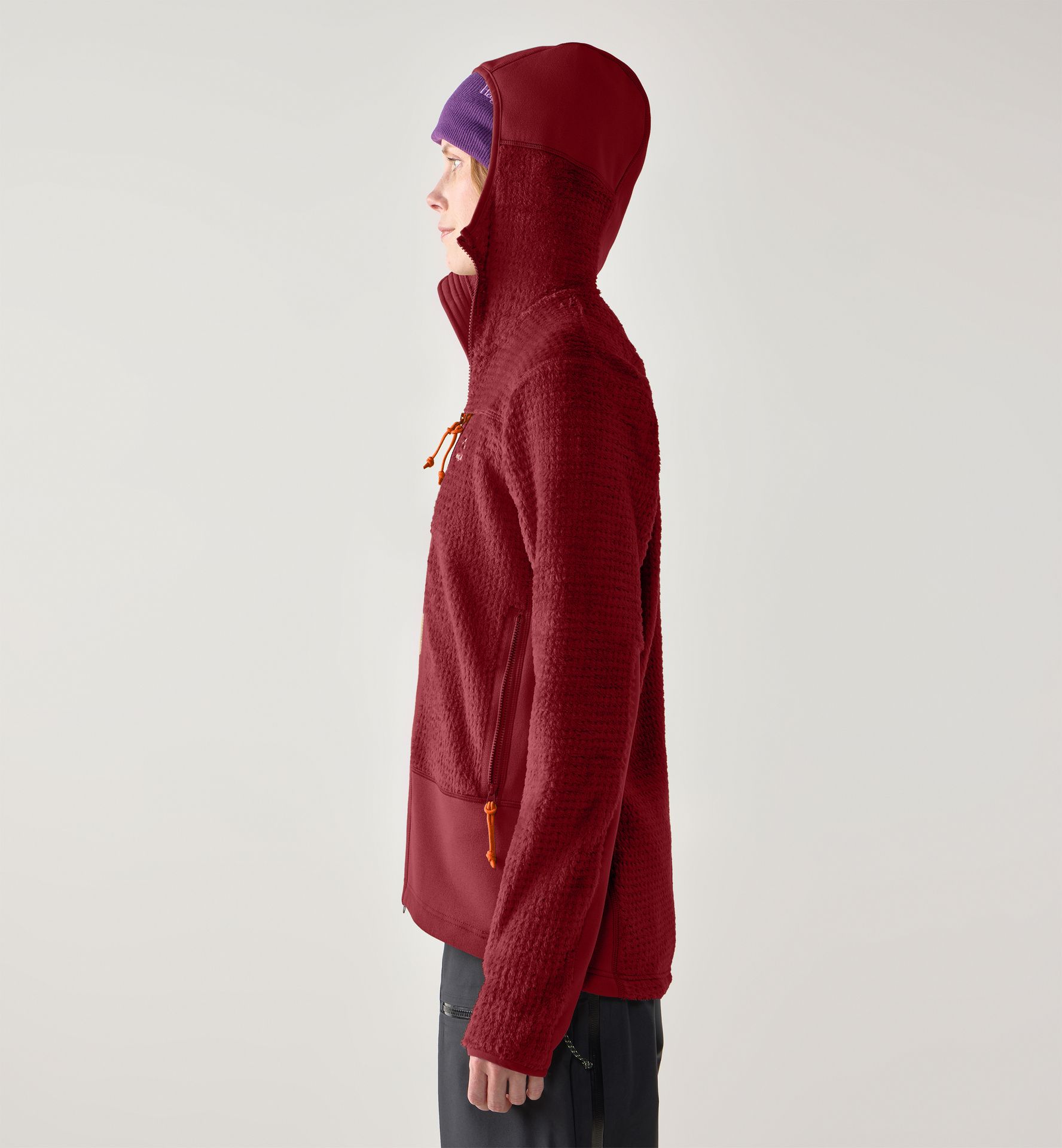Vassi Mid Hood Women Carmine Red