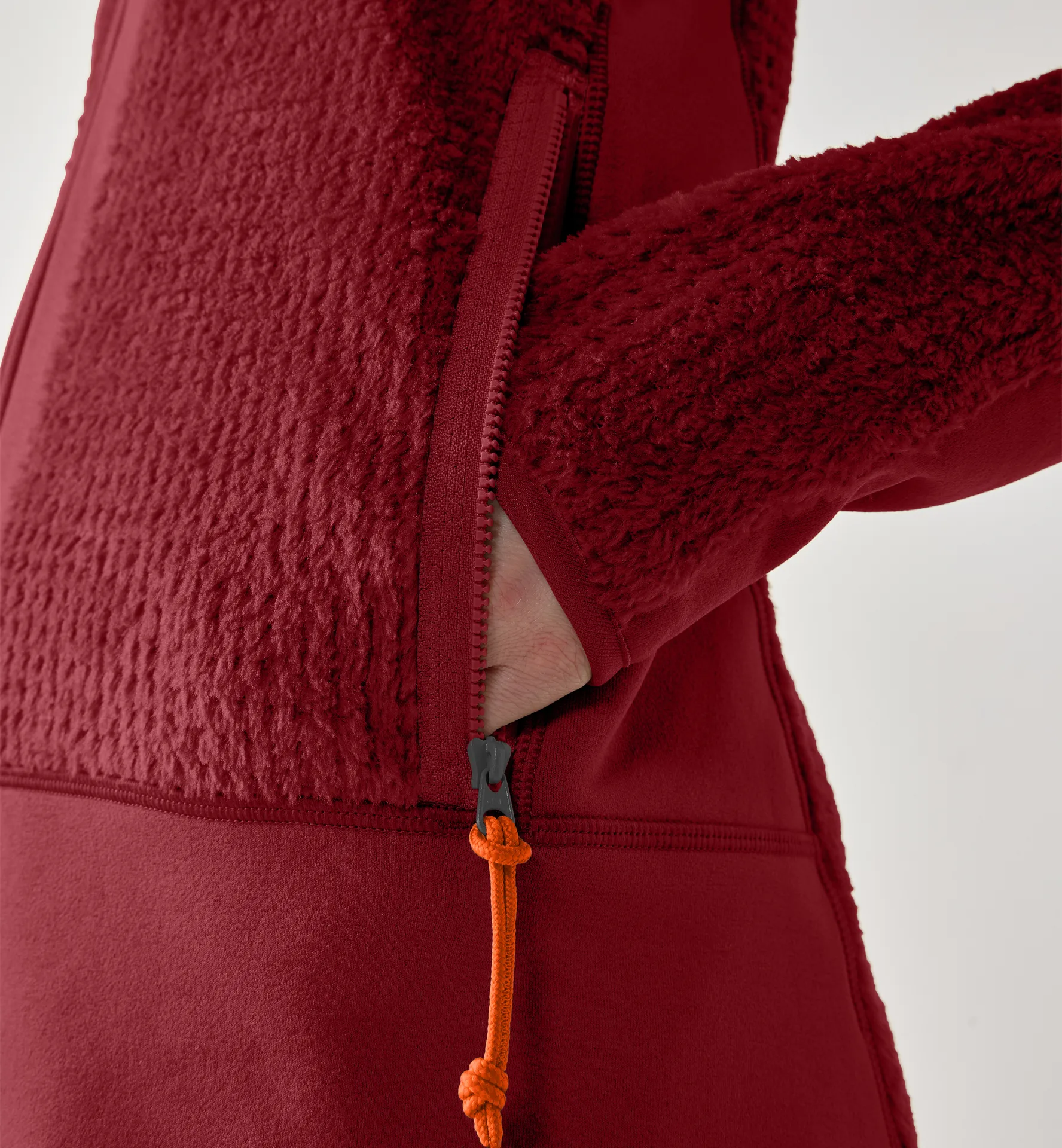 Vassi Mid Hood Women Carmine Red