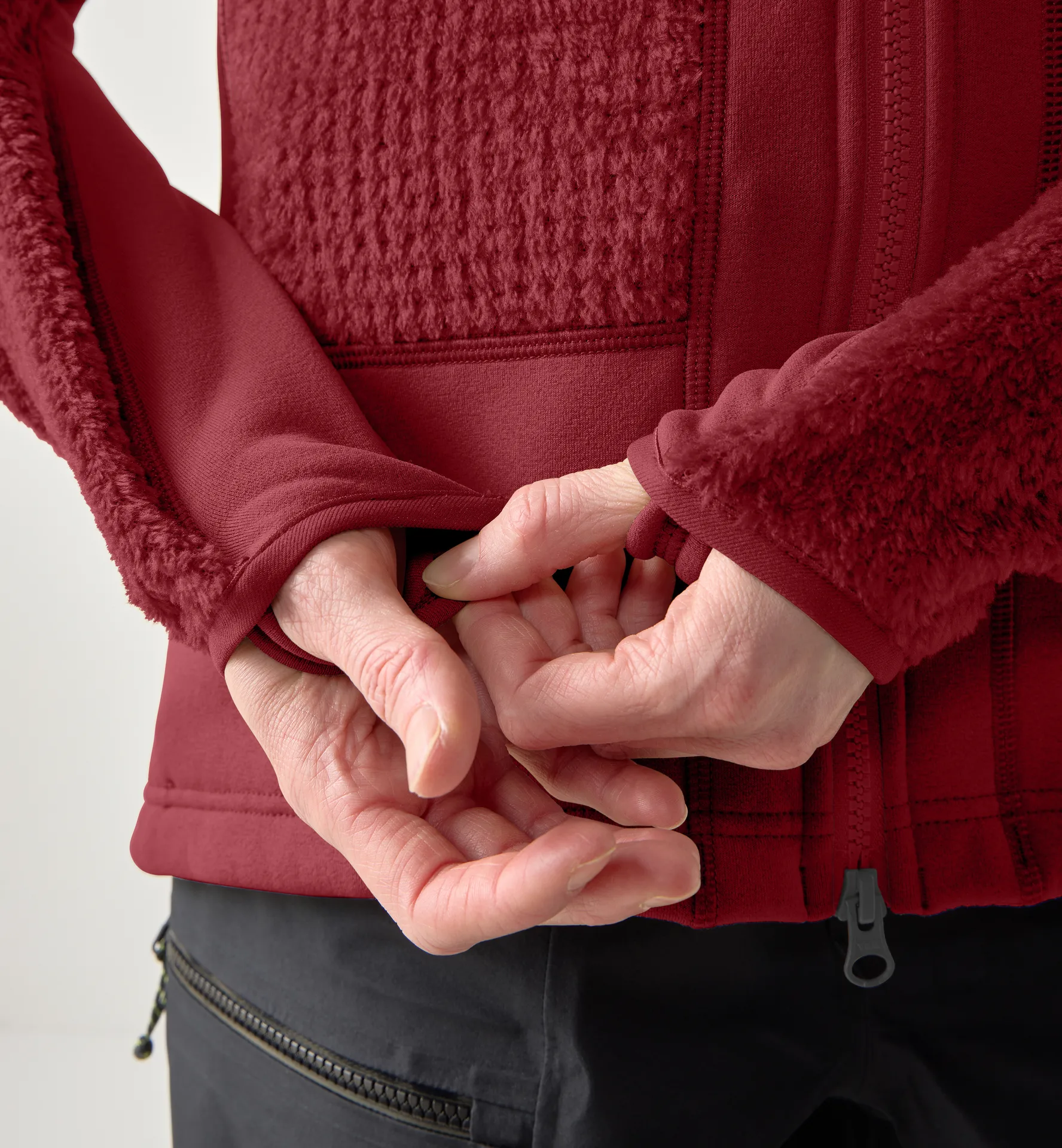 Vassi Mid Hood Women Carmine Red