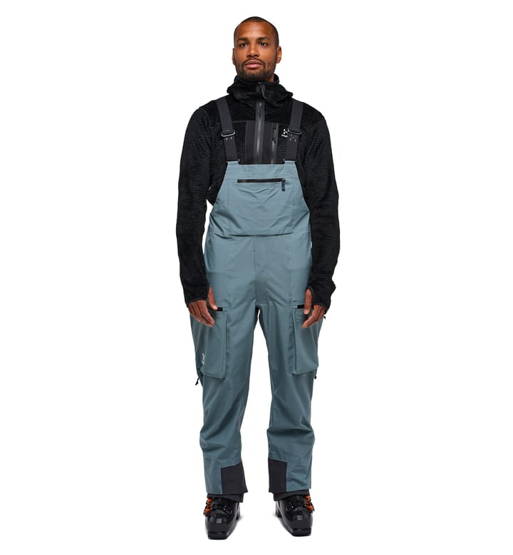 Vassi GTX Pro Bib Men | Steel Blue | Waterproof trousers | Activities ...