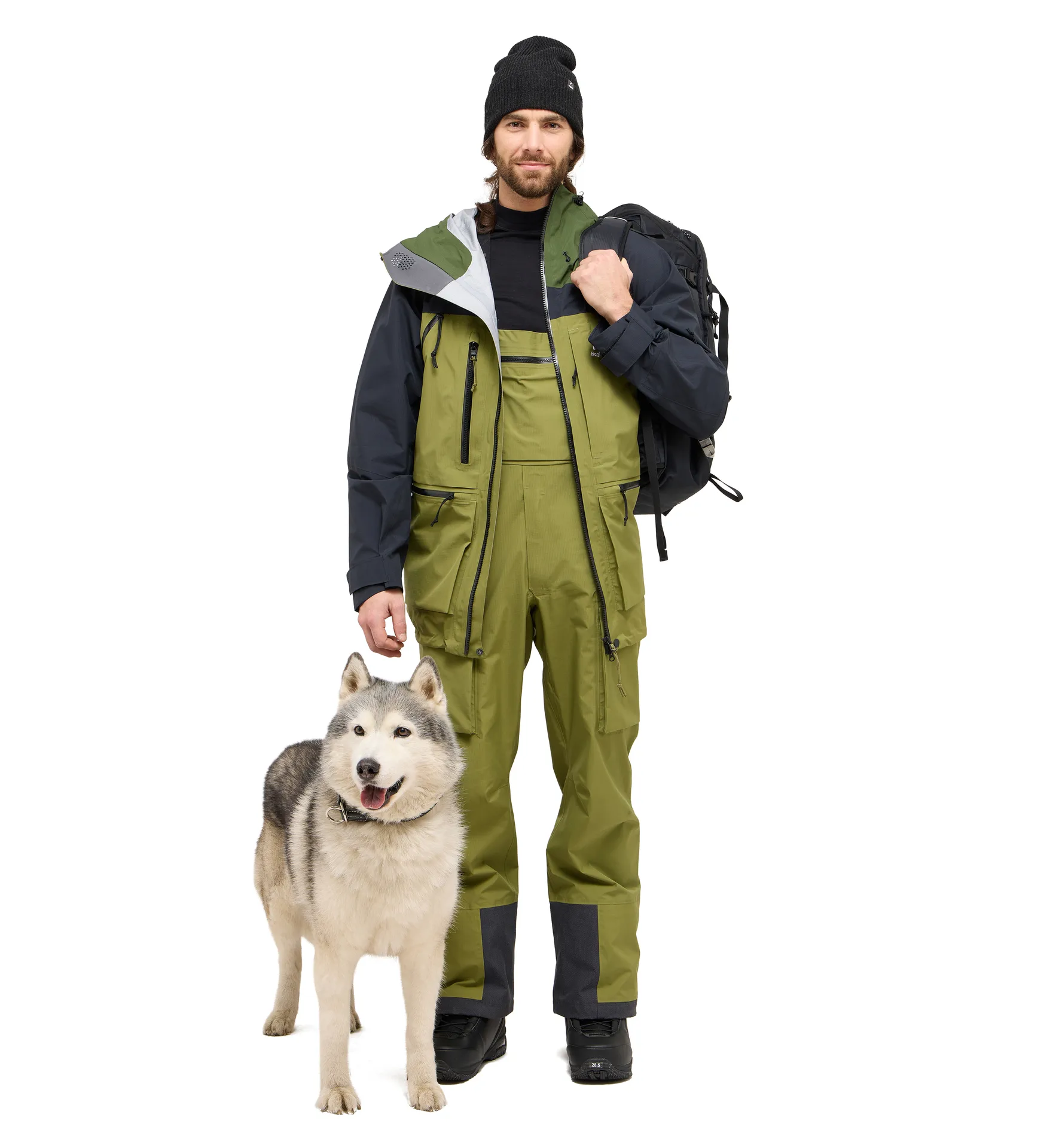 Vassi GTX Pro Bib Men Olive Green