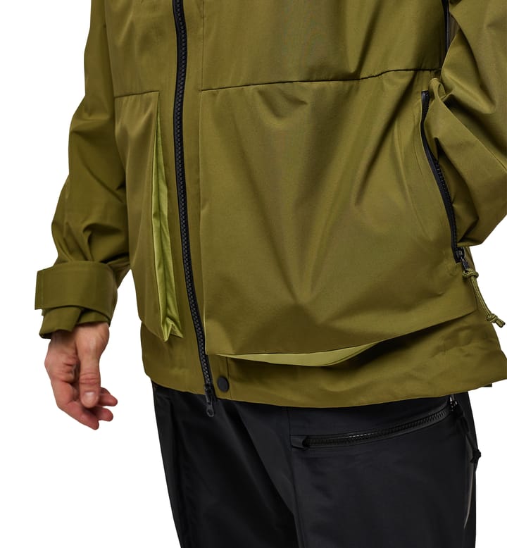 Vassi GTX Jacket Men Olive Green/Thyme Green